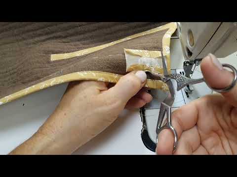 Видео: Мк по пошиву стеганой жилетки, часть 3