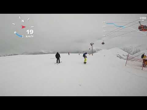 Видео: Head Supershape e-Titan. Полный спуск. Архыз 2022.
