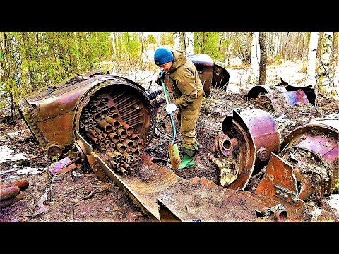 Видео: ПААРООВООЗ! РЕКА ЗАМЕРЗАЕТ! ШУГА, ЗАБЕРЕГИ! ЛОМАЮ ЛЁД. ПРОБИРАЮСЬ НА ЗАГОТОВКУ ТОНН МЕТАЛЛА.