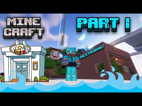 Видео: Строю ресторан на воде в Майнкрафте. Часть 1 | Building restaurant on the water in Minecraft. Part 1
