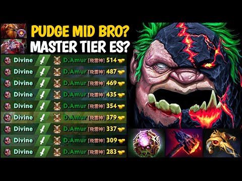 Видео: Мастер уровня Earthshaker не сравнится с этим PUDGE | Официальный представитель Pudge