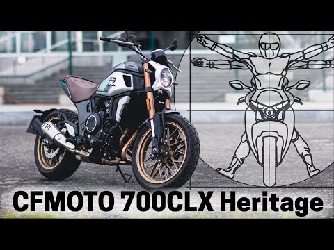 Видео: CFMOTO 700CLX Heritage: скремблер или кафе-рейсер? Тест-драйв и обзор Владимира Здорова