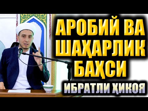Видео: АРОБИЙ ВА ШАҲАРЛИК БАҲСИ.  ИБРАТЛИ ҲИКОЯ.