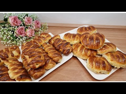 Видео: Булочки как Пух мягкие, румяные. Сдобное дрожжевое тесто. Булочки с начинкой.