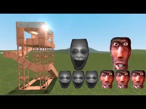 Видео: Кармен Уинстед и Жонгл Некстбот против башен в Garry's Mod!