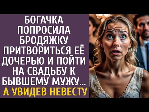 Видео: Богачка попросила бродяжку притвориться дочерью и пойти на свадьбу к бывшему мужу… А увидев невесту