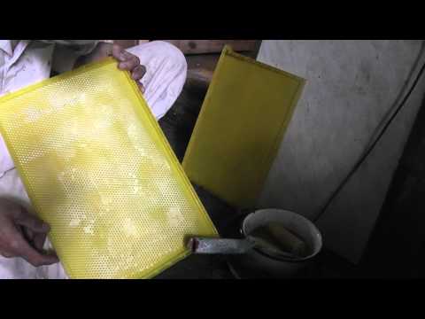 Видео: пластиковые рамка и вощина