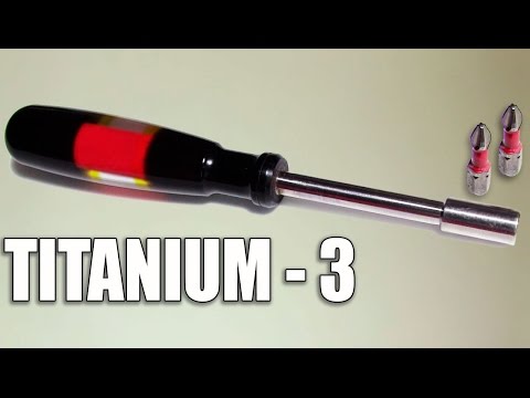Видео: Титановая отвертка мастера седьмого разряда. Делаем ручку
