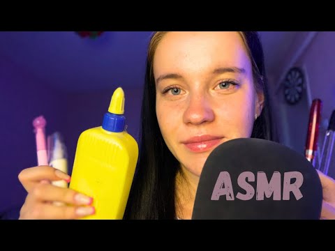 Видео: ASMR✏️Макияж канцелярскими принадлежностями 📏АСМР