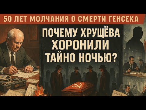 Видео: ПОЧЕМУ ХРУЩЁВА ХОРОНИЛИ ТАЙНО НОЧЬЮ? Загадка кремлевских похорон