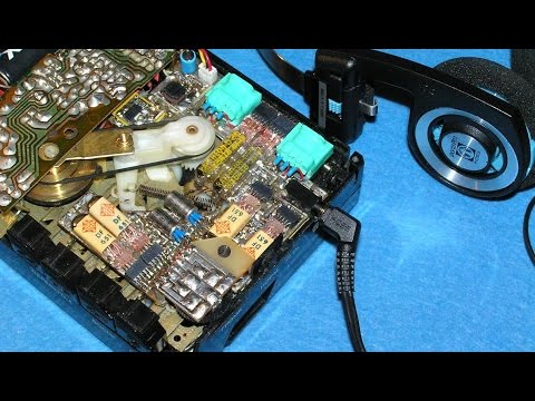 Видео: Ламповый кассетный стерео плеер - Tube stereo cassette player