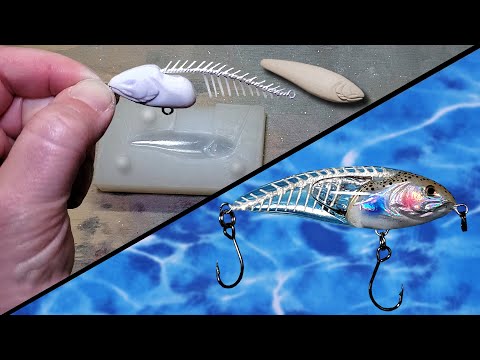 Видео: Изготовление прозрачной приманки для мелкой рыбы — руководство по изготовлению рыболовных примано...