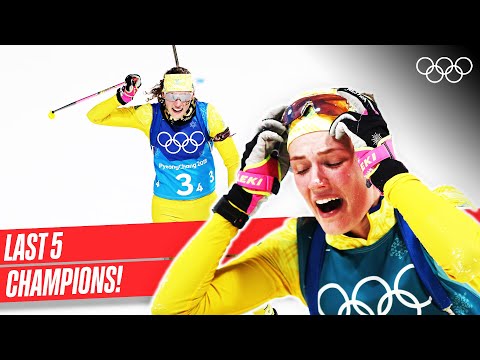 Видео: Последние 5 индивидуальных чемпионок по биатлону среди женщин 🥇