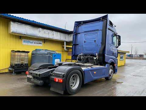 Видео: Забрал Мерседес Актрос с сервиса !!!