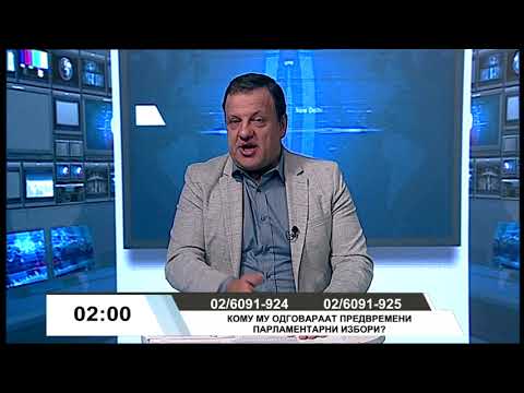 Видео: Очи в очи - Тема: Кому му одговараат предвремени парламентарни избори?