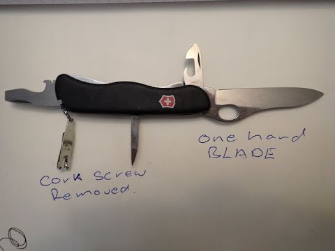 Видео: Изготовленный по индивидуальному заказу нож Victorinox 111 мм