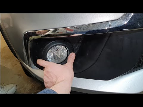 Видео: Регулировка ПТФ на Mitsubishi ASX.