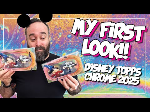 Видео: Давайте загадаем желание, увидев звезду. Открываем коробку Disney Topps Chrome 2025 Hobby Box