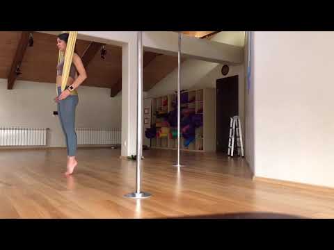 Видео: ДЛЯ ТРЕНЕРОВ - Перевёрнутое положение на гамаке в ленте