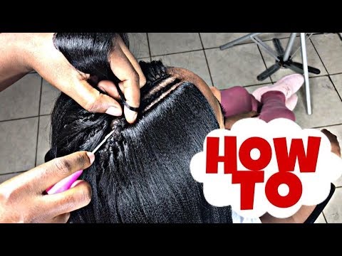 Видео: № 296. ИДЕАЛЬНАЯ НЕВИДИМАЯ ЧАСТЬ, СВЯЗАННАЯ КРЮЧКОМ С ПРЯМЫМИ ВОЛОСАМИ