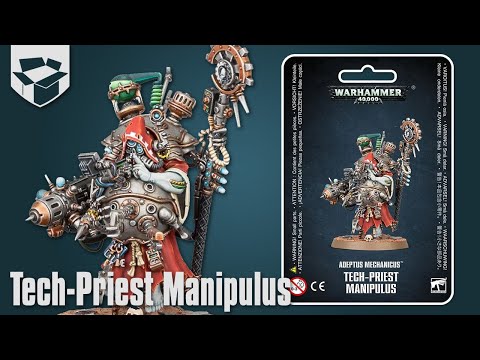 Видео: Распаковка - Adeptus Mechanicus Tech Priest Manipulus