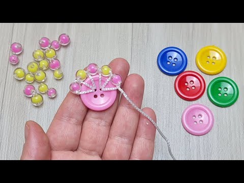 Видео: 😍ОЧЕНЬ ИНТЕРЕСНАЯ ИДЕЯ👍Я СДЕЛАЛА СУПЕР РАБОТУ С ПУГОВИКАМИ И БУСИНАМИ.