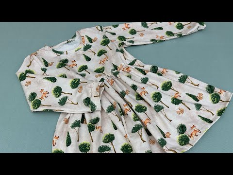 Видео: Раскрой и шитье детских платьев / Как сшить очень простое детское платье