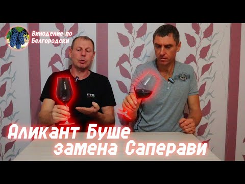 Видео: Аликант Буше замена Саперави!