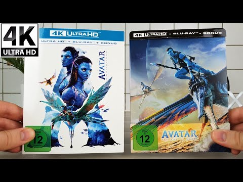 Видео: Аватар и Аватар: Путь воды на 4K UHD Blu-Ray - Распаковка | James Cameron's Avatar - [4K/60]