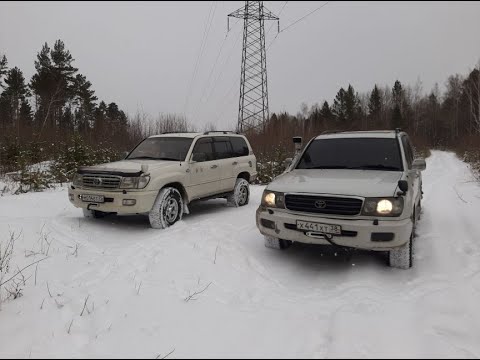 Видео: Winter is coming.Ледяные ловушки для LandCruiser 100. Сможем ли пробить дорогу по заброшенной ЛЭПке?