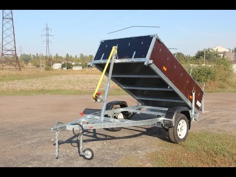 Видео: Прицеп бортовой-самосвал "Одиссей 1.11". Модель 23PВ1103FS.