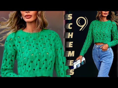 Видео: ТО ЧТО НУЖНО👍СХЕМЫ ВЯЗАНИЯ♨️СВИТЕРОВ. JUST WHAT YOU NEED! KNITTING PATTERNS FOR BEAUTIFUL SWEATERS.