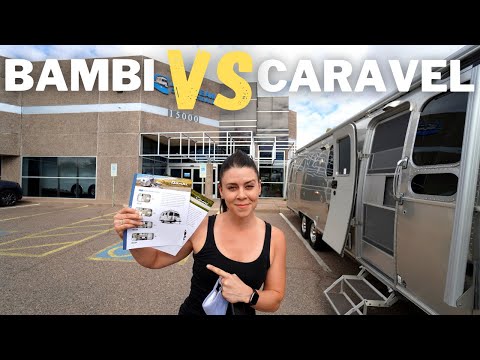 Видео: САМЫЕ МАЛЕНЬКИЕ прицепы Airstream Travel! | Bambi 2021 против Caravel 2021