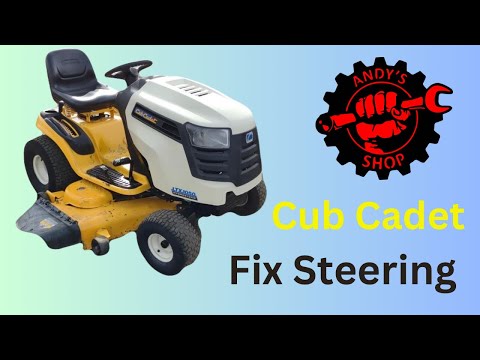 Видео: Cub Cadet LTX1050 Легко устраните неполадки рулевого управления!