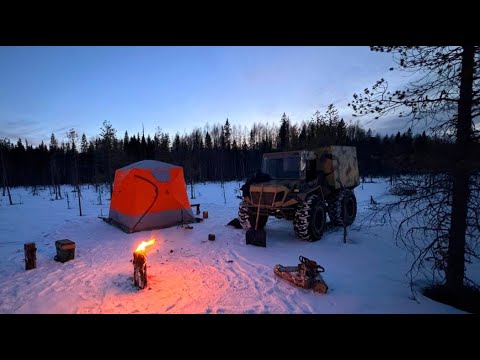 Видео: ЭТО СЛУЧИЛОСЬ!!! ЗАНОЧЕВАЛИ на БЕРЕГУ ОЗЕРА. ДИЗЕЛЬНЫЙ ОТОПИТЕЛЬ в ПАЛАТКУ. ЗАКРЫЛИ СЕЗОН.Час первая