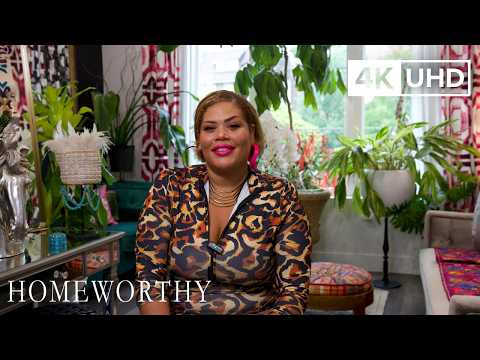 Видео: ЭКСКУРСИЯ ПО ДОМУ | Смелый дизайн и глобальный стиль в этом доме в Вашингтоне, округ Колумбия | 4K