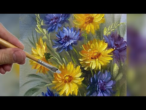 Видео: РИСУЕМ ПОЛЕВЫЕ ЦВЕТЫ С ГЛУБИНОЙ И РЕАЛИЗМОМ / ЦВЕТА И ТЕКСТУРЫ ШАГ ЗА ШАГОМ