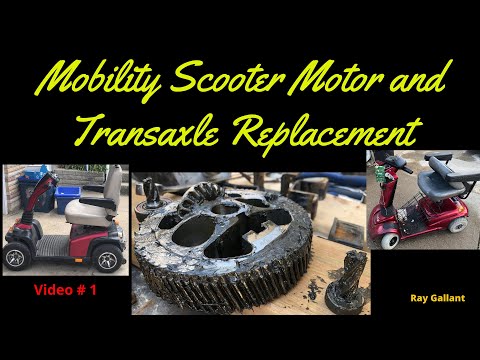 Видео: Замена двигателя и трансмиссии скутера Mobility