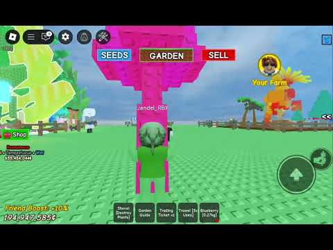 Видео: Мы играем с моим другом в grow a garden!