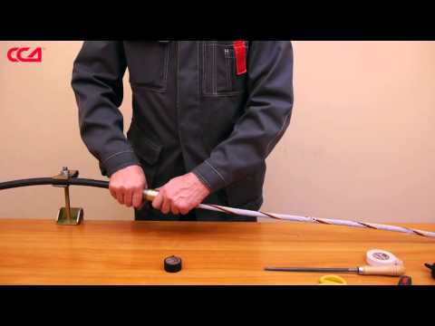 Видео: Монтаж муфты МТОК-В3/288