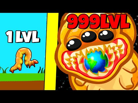 Видео: ЭВОЛЮЦИЯ ГУСЕНИЦЫ В МОНСТРА, МАКСИМАЛЬНЫЙ УРОВЕНЬ! | Caterpillage