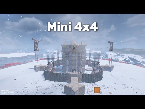 Видео: The Mini 4х4 Base - Best Quad Base in RUST? - RUST Base Designs 2025