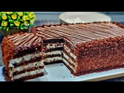 Видео: Шоколадный МЕДОВИК за 15 МИНУТ!🔥НЕЖНЕЕ Не Бывает! Без раскатки коржей!