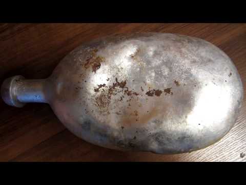 Видео: Восстановление мед. 1 лит. фляг,новый предмет в музее.Александр(реставратор).Видео№82