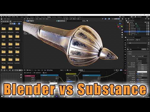 Видео: Blender vs Substance (ржавый металл и потёртости)