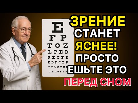 Видео: Зрение перестанет падать! Всего одна привычка перед сном
