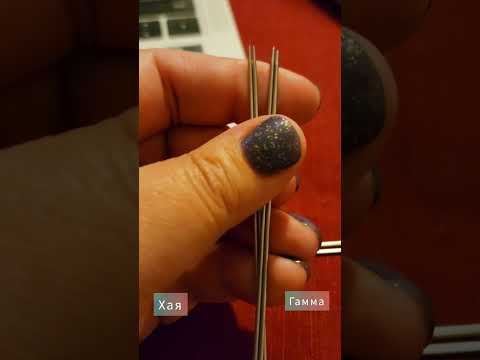 Видео: Спицы ГАММА в сравнении с Hiya и Addi снова про кончики