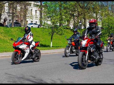 Видео: Мотопробег в Ярославле 2024. Открытие сезона.