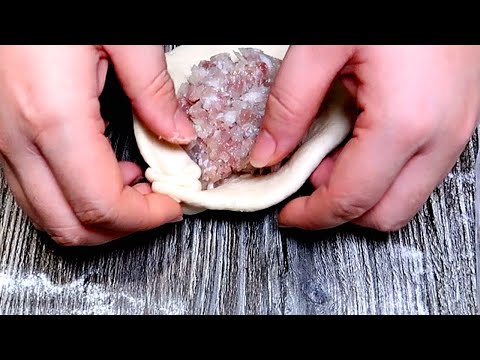 Видео: Беляши с мясом. Подробная лепка беляшей! Как красиво налепить беляши!