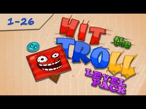 Видео: Хит Тролль Полное прохождение игры (1--26) | Hit the Troll Players Pack Walkthrough (full)